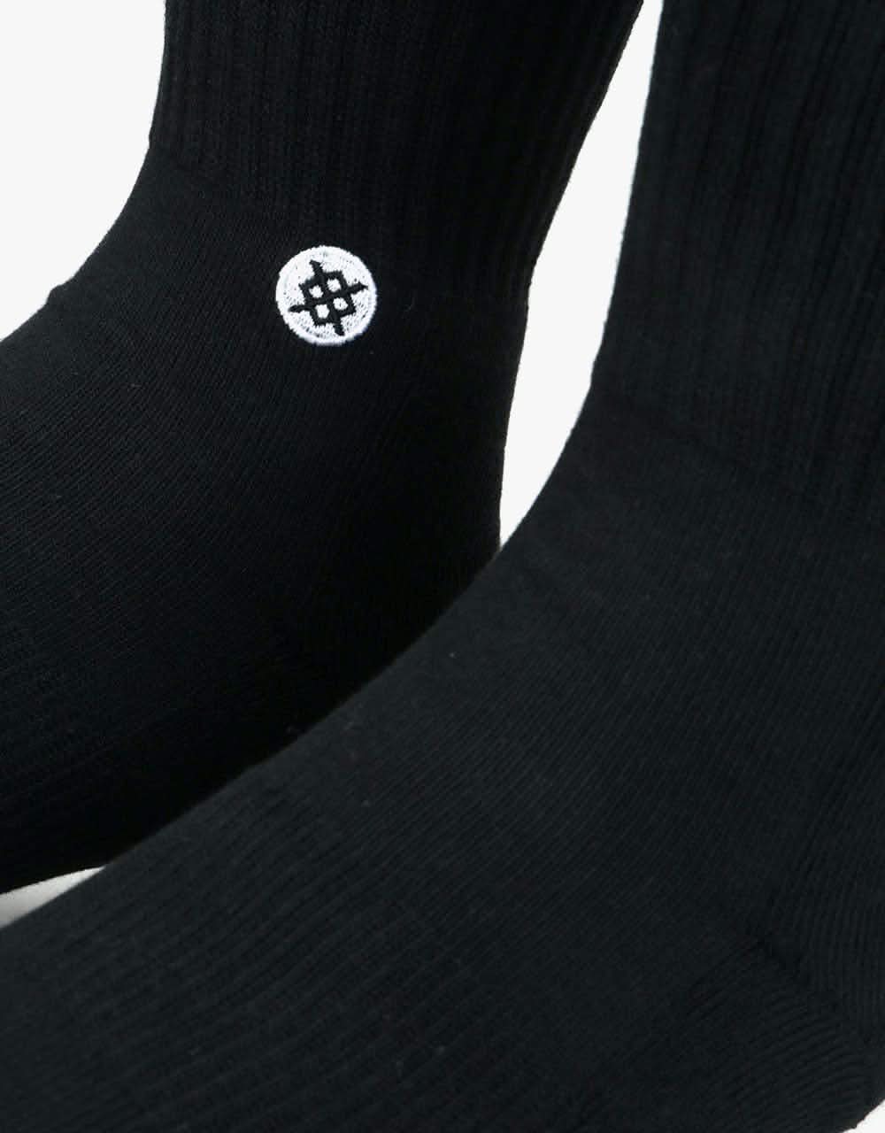 Stance Icon Classic Crew Socks - Black - Image 4