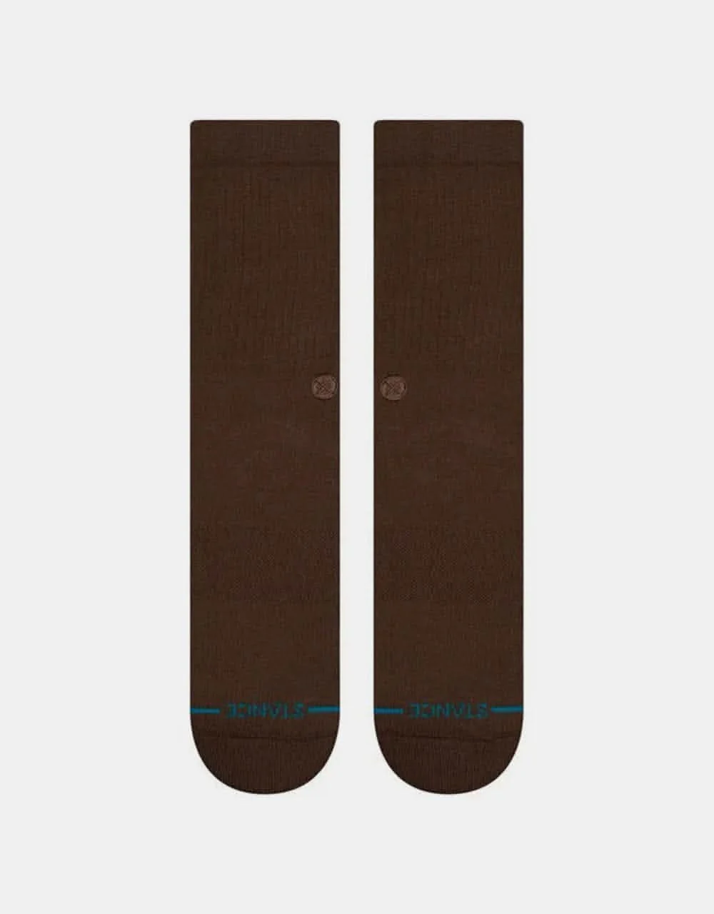 Stance Icon Classic Crew Socks - Brown - Image 2
