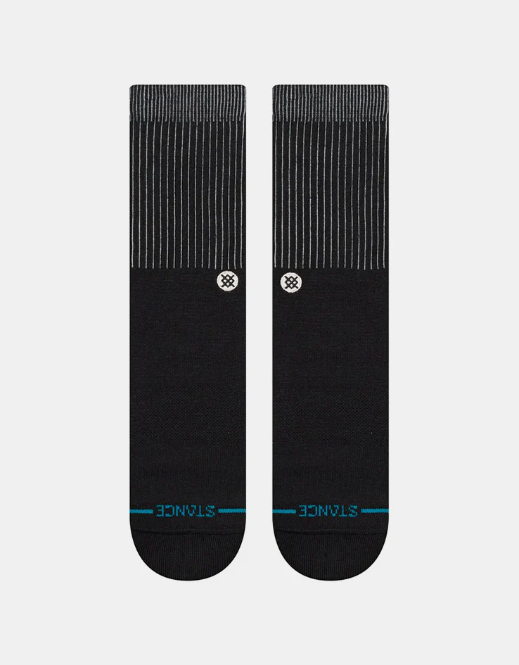Stance Icon Pop Crew Socks - Black - Image 2