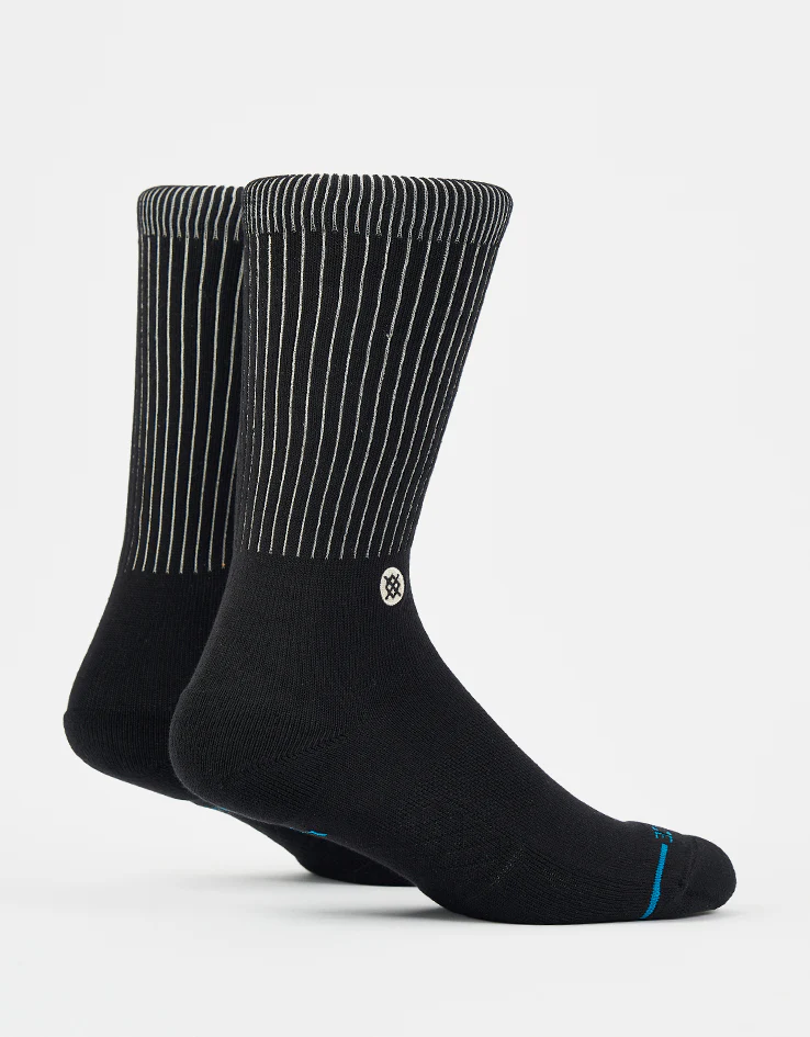 Stance Icon Pop Crew Socks - Black - Image 4