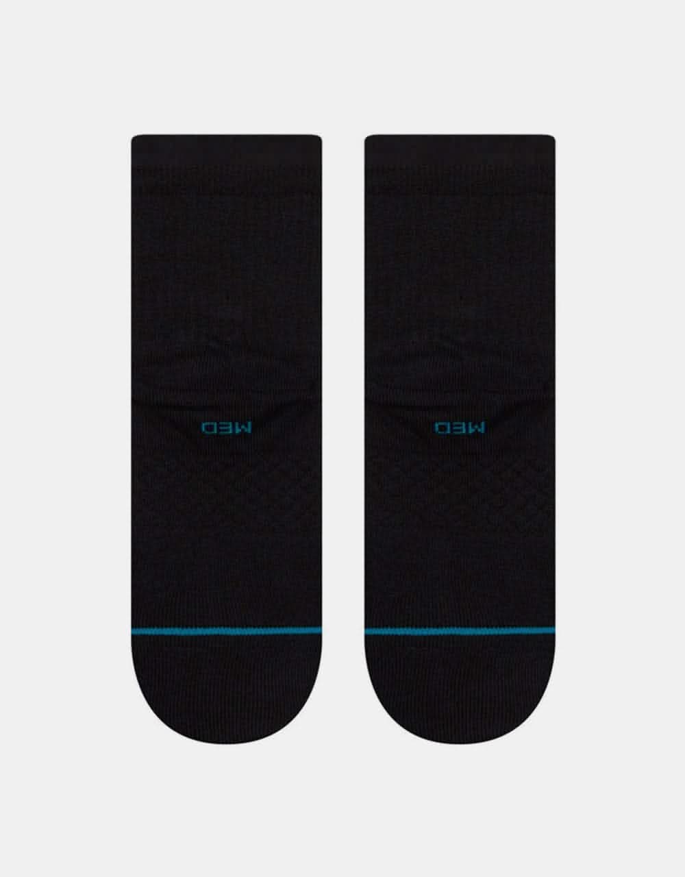 Stance Icon Quarter Classic Crew Socks - Black - Image 3