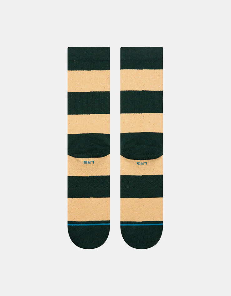 Stance Nep Stripe Crew Socks - Pine - Image 3