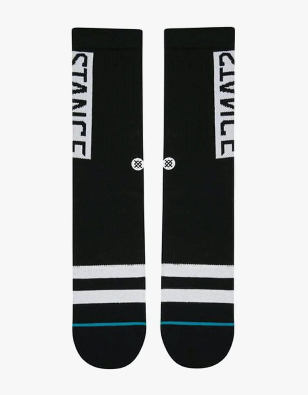 Stance OG Classic Crew Socks - Black - Image 2
