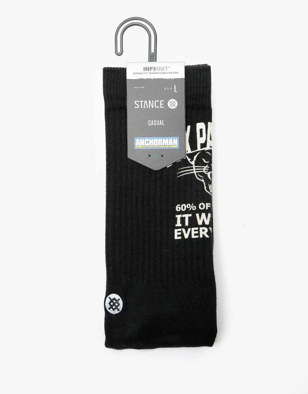 Stance x Anchorman By Odean Crew Socks - Black - Image 2