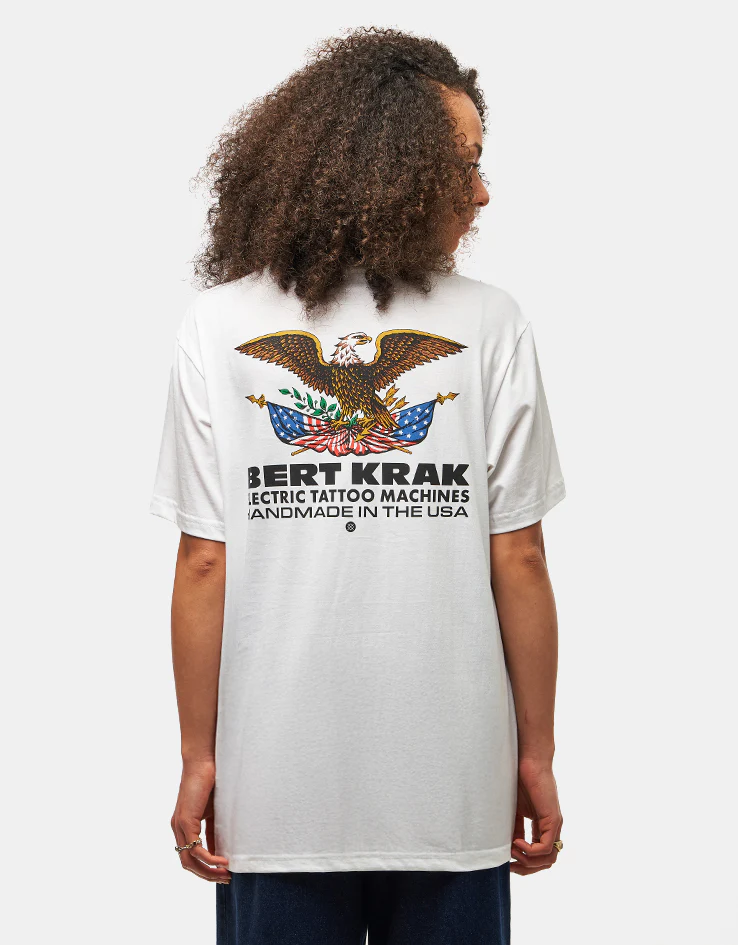 Stance x Bert Krak Handmade T-Shirt - White - Image 3