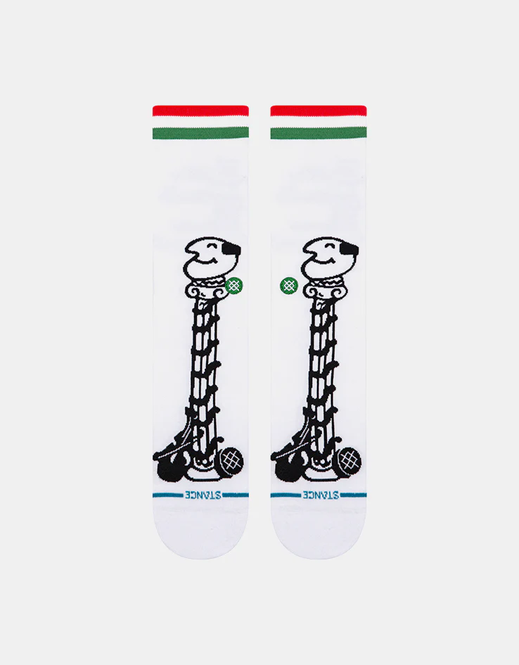 Stance x Home Alone Little Neros Socks - White - Image 2