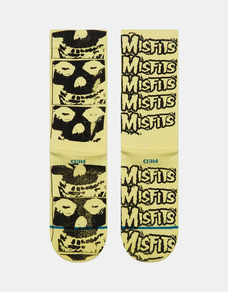 Stance x Misfits Collection Crew Socks - Melon - Image 3