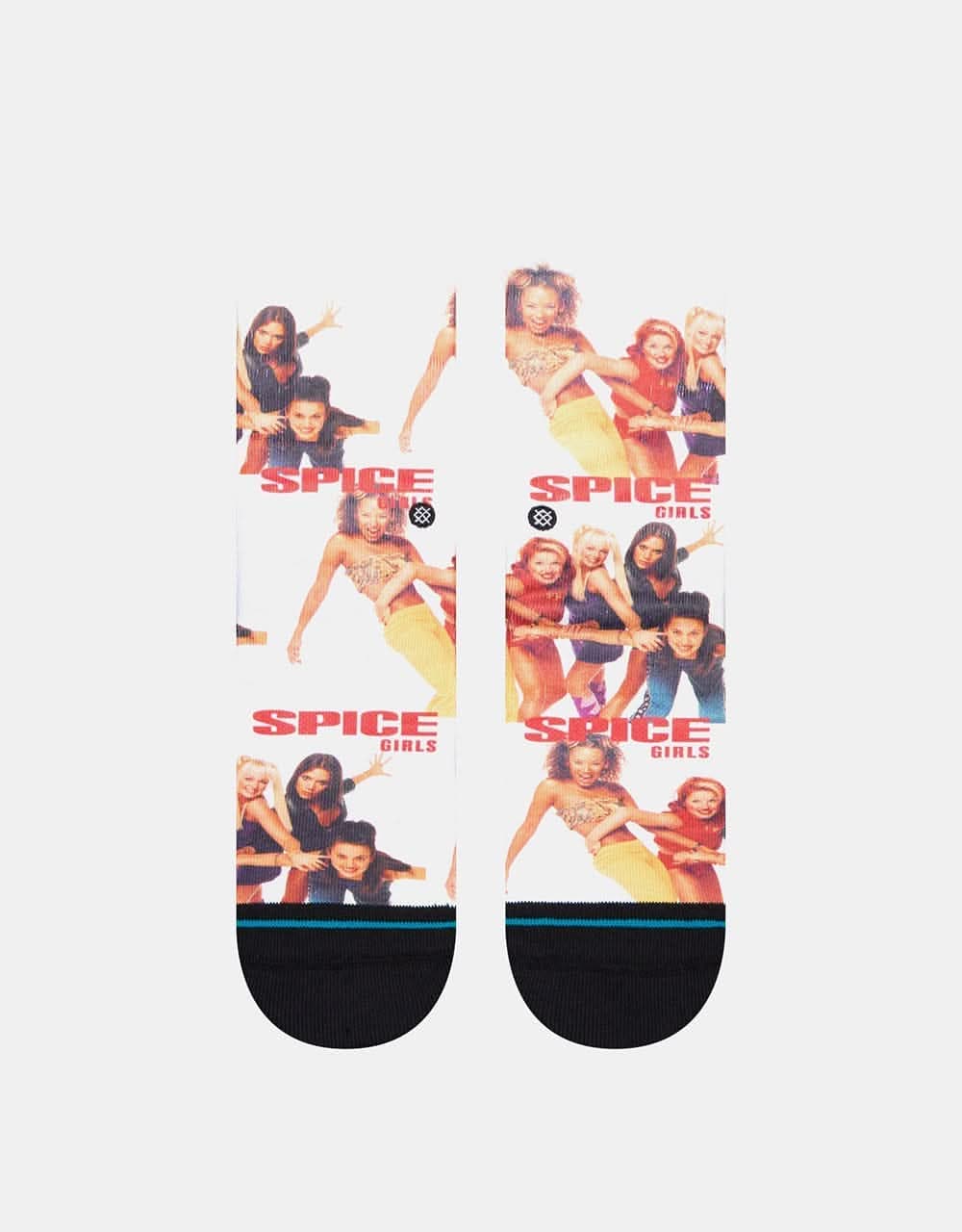Stance x Spice Girls Friendship Never Ends Crew Socks - White - Image 2