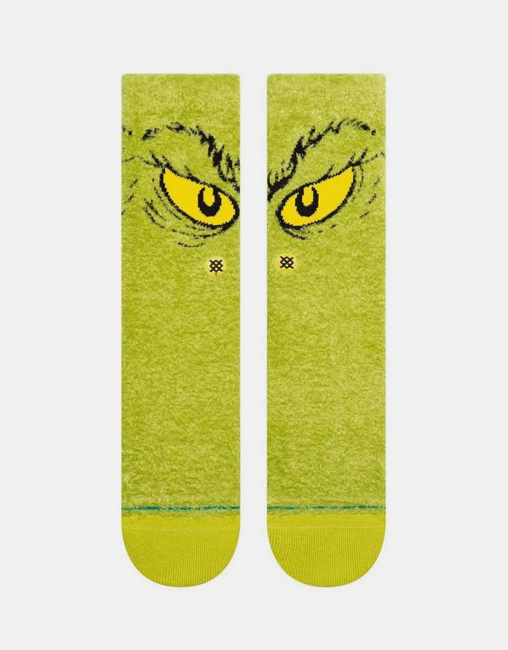 Stance x The Grinch Da Da Dagrinch Crew Socks  - Green - Image 2