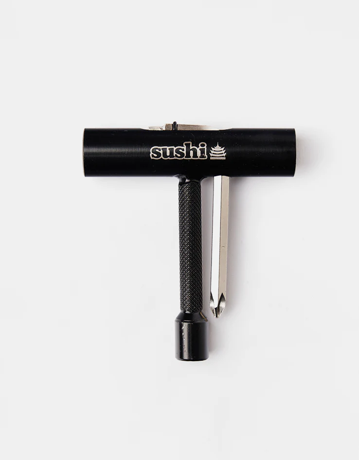 Sushi Metal T Skateboard Tool - Black