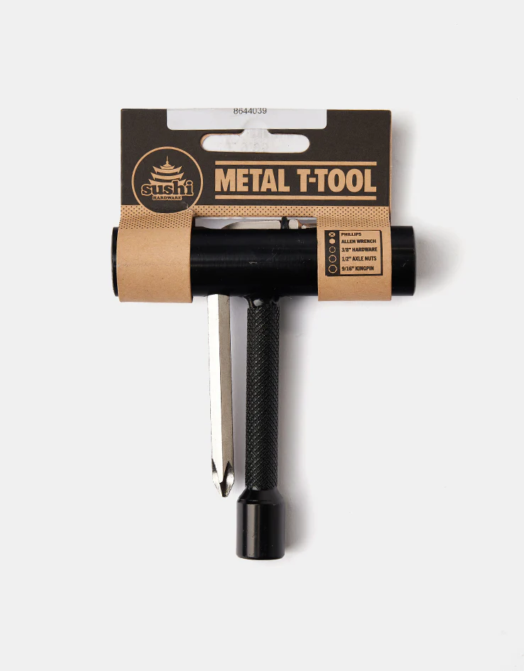 Sushi Metal T Skateboard Tool - Black - Image 4