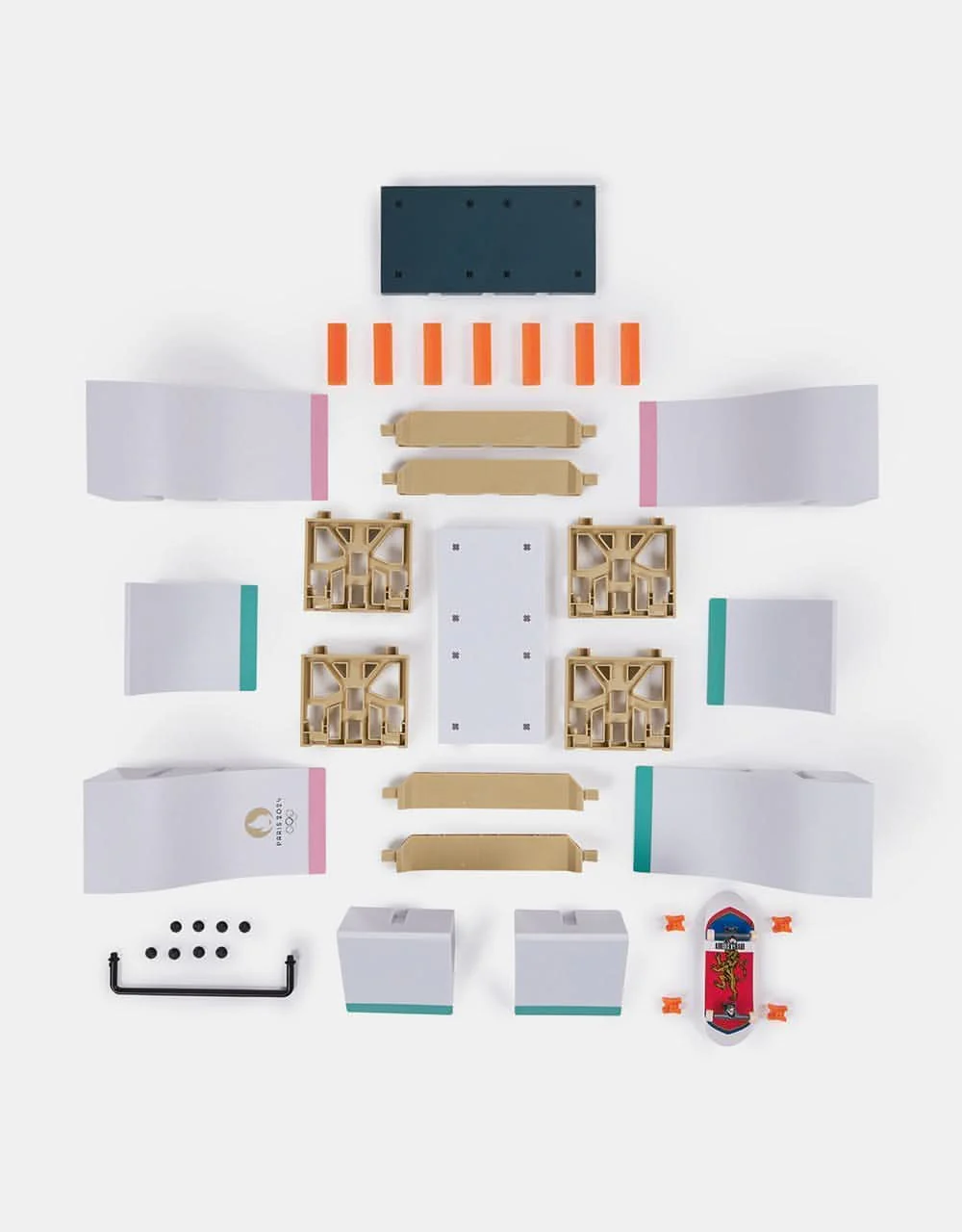 Tech Deck Fingerboard Olympic X-Connect Kit - Aurelien Giraud’s Paris 2024 Ramp - Image 3