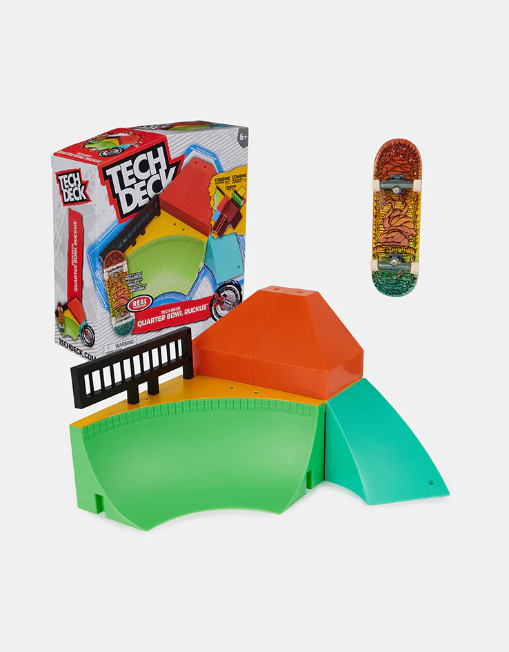 Tech Deck Fingerboard X-Connect Park Starter Kit - Quarter Bowl Ruckus