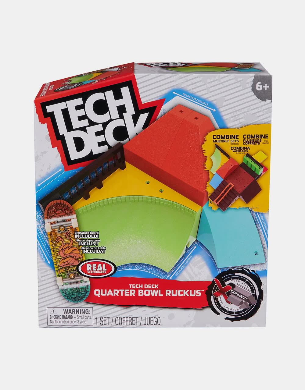 Tech Deck Fingerboard X-Connect Park Starter Kit - Quarter Bowl Ruckus - Image 2