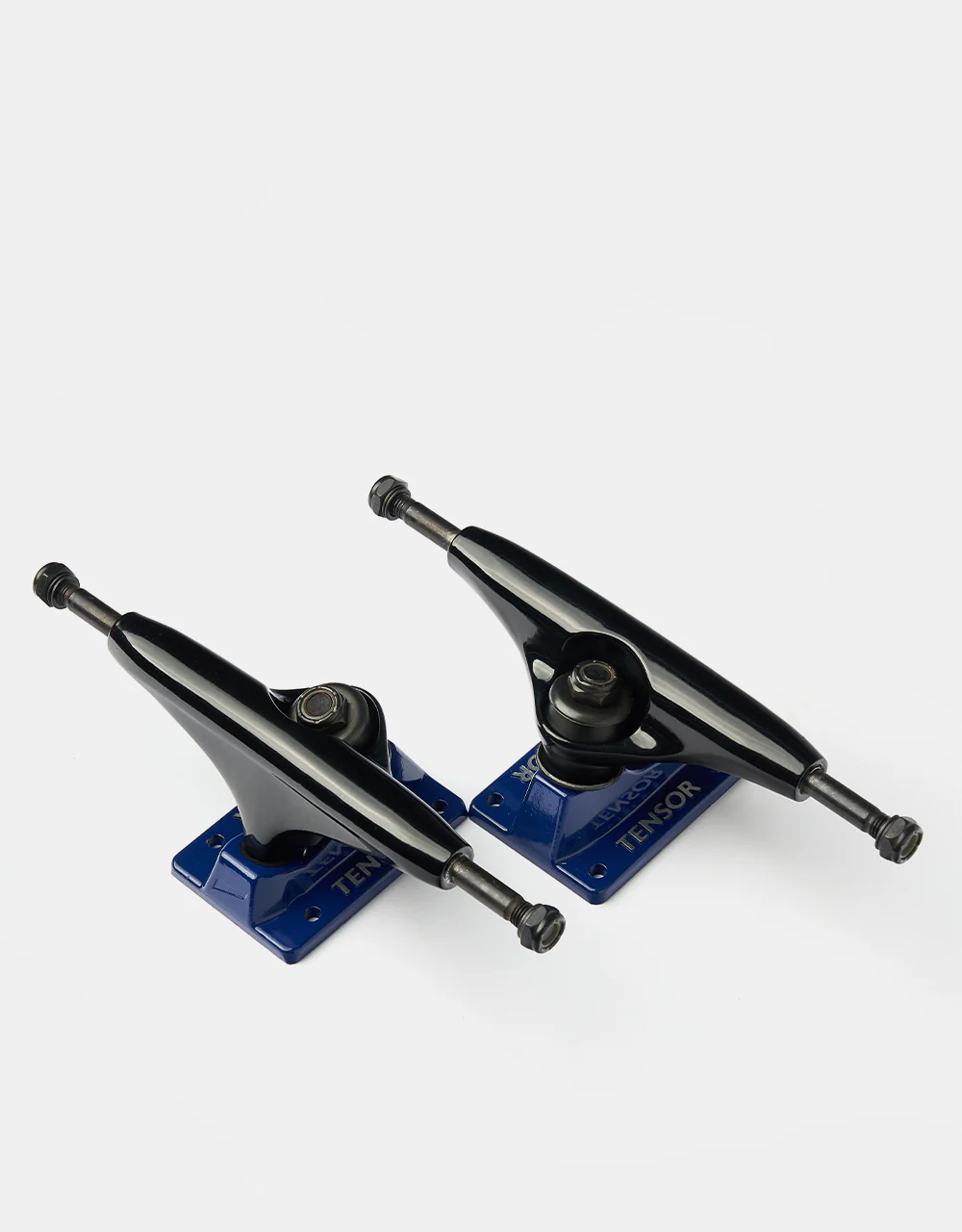 Tensor Alloys 5.25 Skateboard Trucks - Black/Navy (Pair) - Image 3