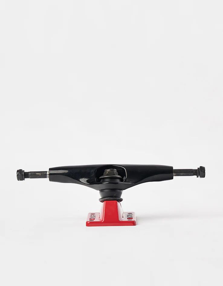 Tensor Alloys 5.25 Skateboard Trucks - Black/Red (Pair) - Image 2