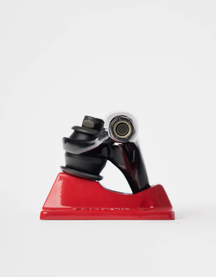 Tensor Alloys 5.25 Skateboard Trucks - Black/Red (Pair) - Image 3