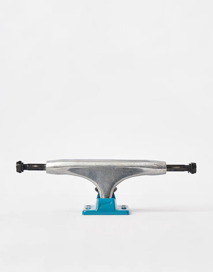Tensor Alloys 5.25 Skateboard Trucks - Raw/Aqua (Pair)
