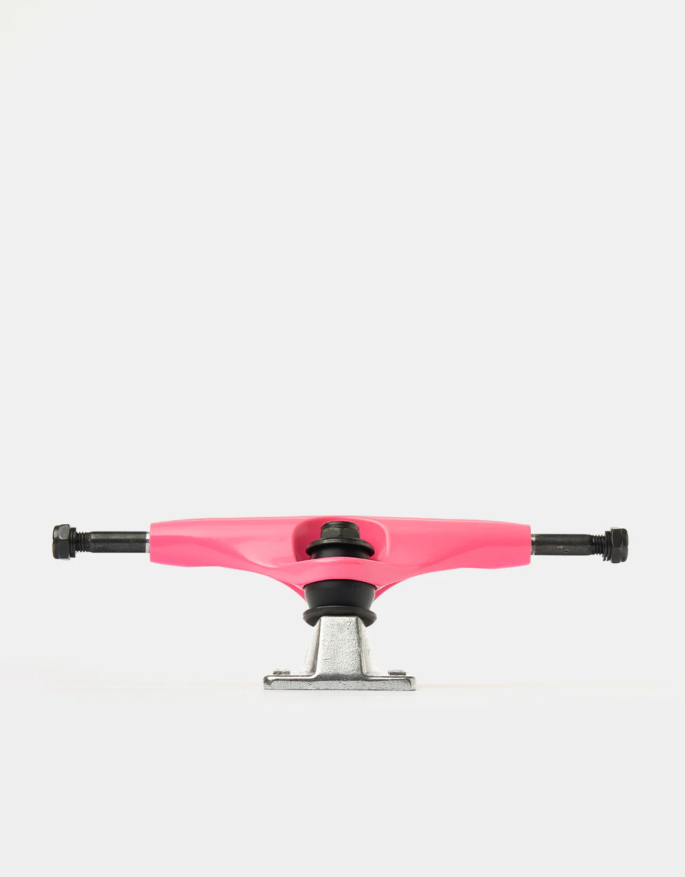 Tensor Alloys 5.25 Skateboard Trucks - Safety Pink/Raw (Pair) - Image 2