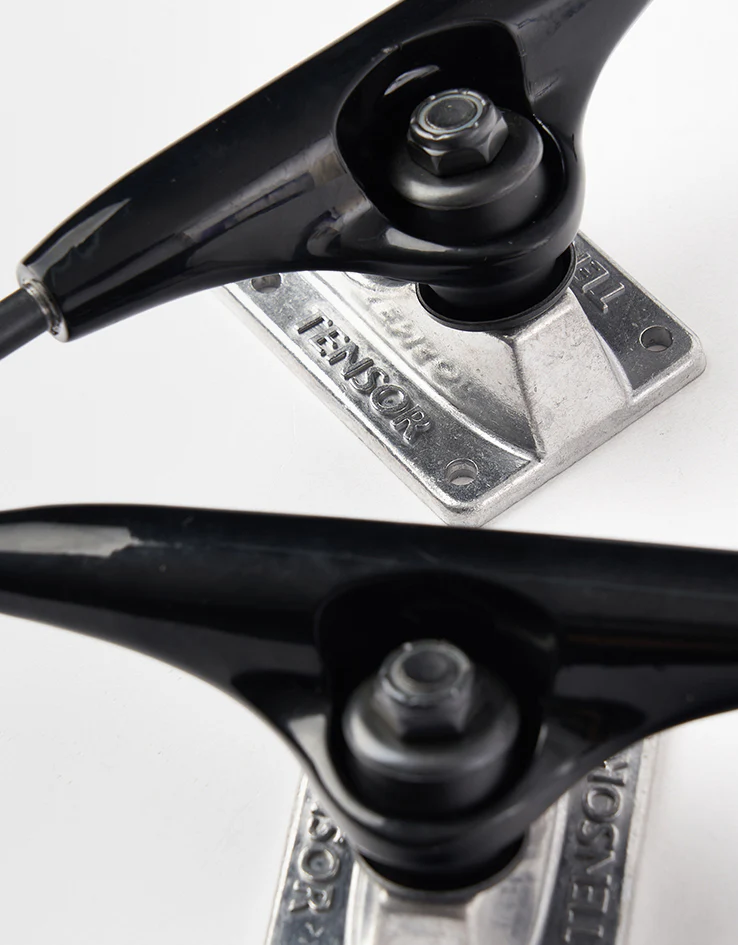 Tensor Alloys Skateboard Trucks - Black/Raw (Pair) - Image 5