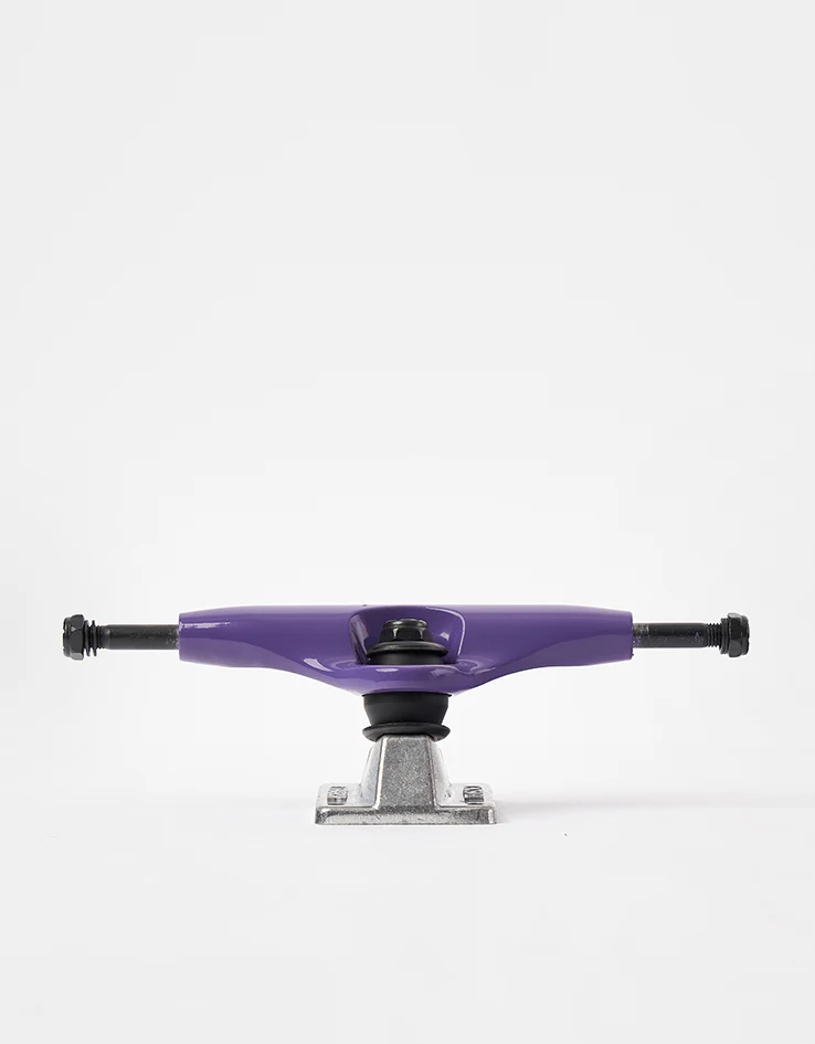 Tensor Alloys Skateboard Trucks - Purple/Raw (Pair) - Image 2