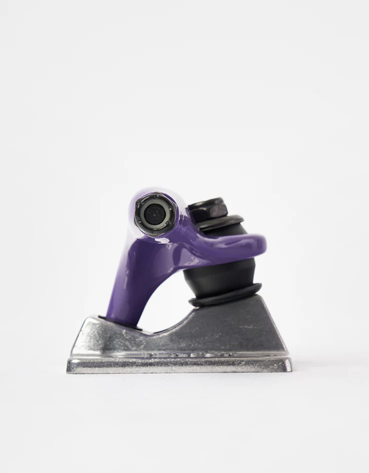 Tensor Alloys Skateboard Trucks - Purple/Raw (Pair) - Image 3