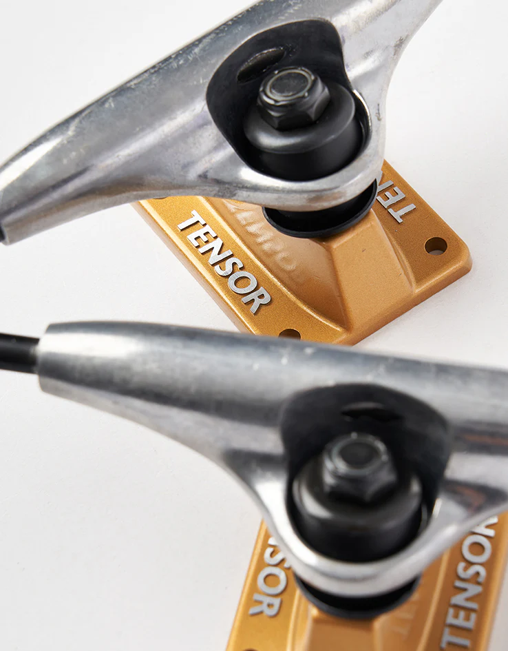 Tensor Alloys Skateboard Trucks - Raw/Gold (Pair) - Image 5