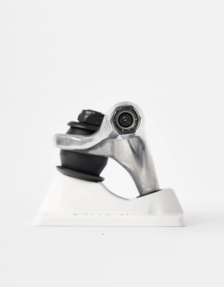 Tensor Alloys Skateboard Trucks - Raw/White (Pair) - Image 3