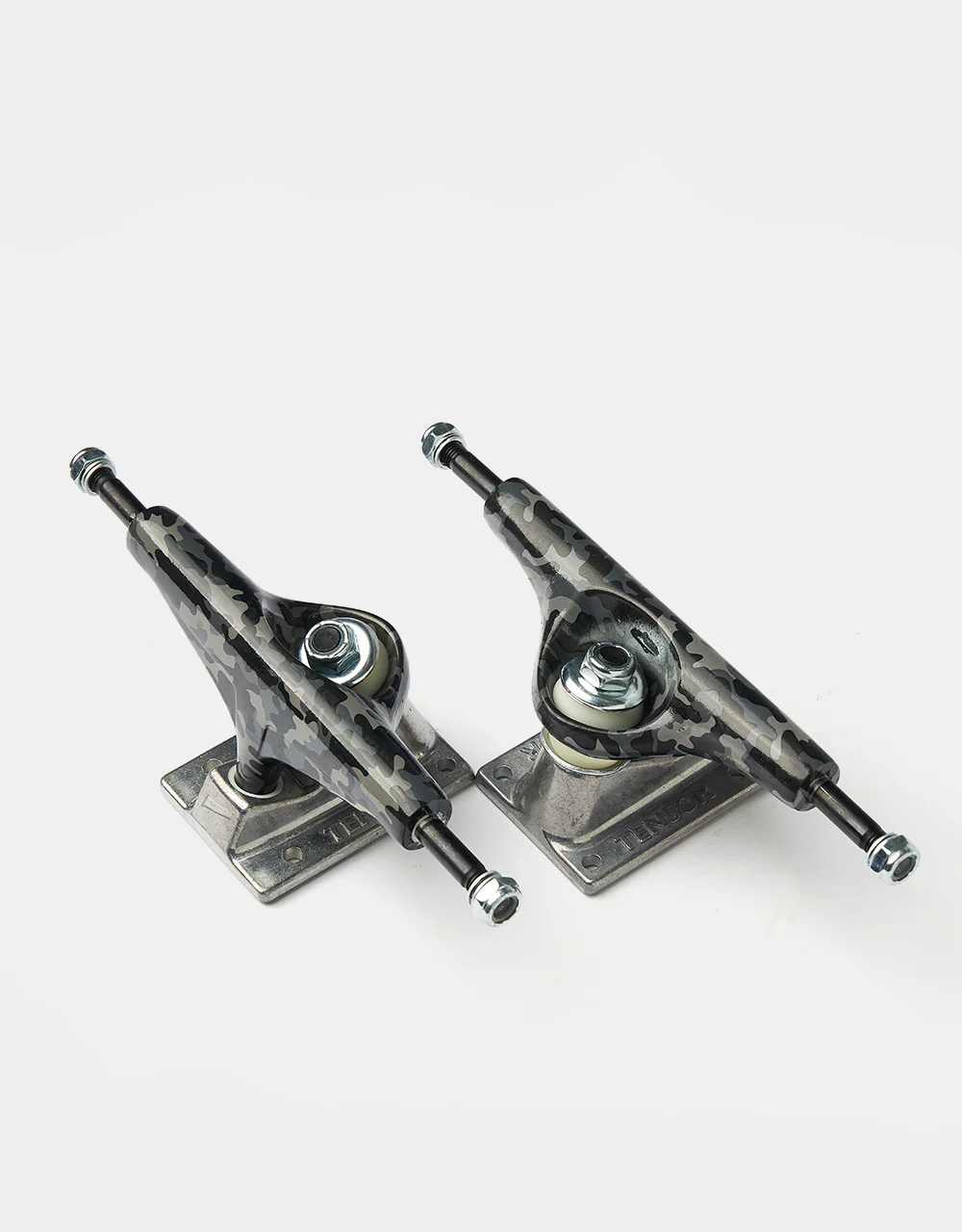 Tensor Alum Skateboard Trucks - Camo Black/Raw (Pair) - Image 3