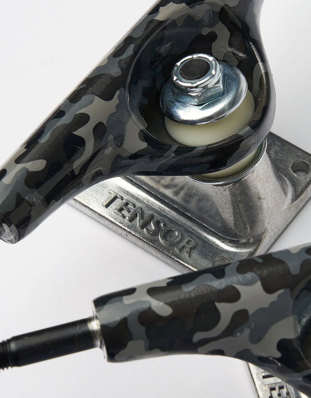 Tensor Alum Skateboard Trucks - Camo Black/Raw (Pair) - Image 4