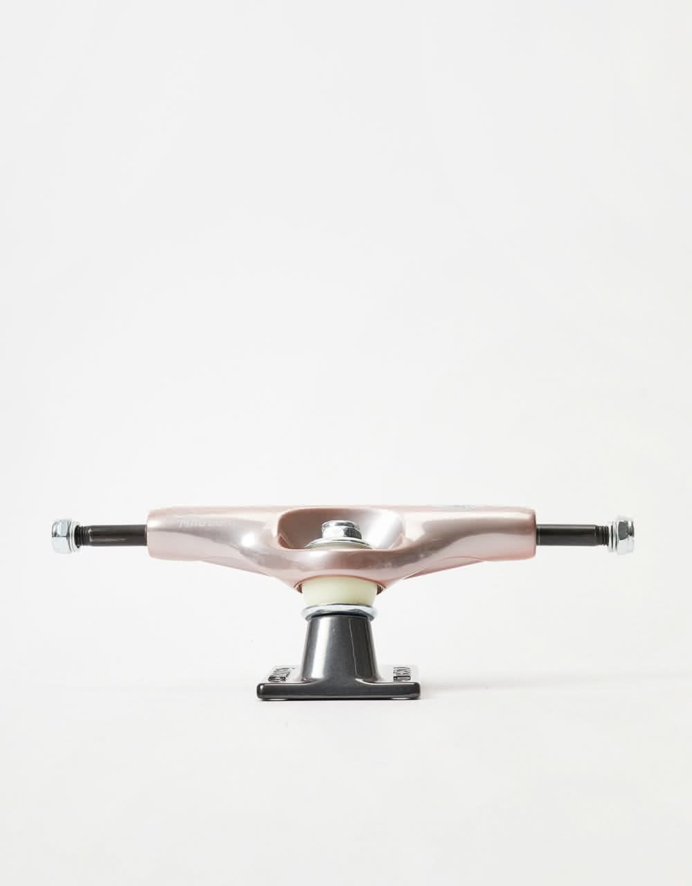 Tensor Mag Light Glossy 5.25 Skateboard Trucks - Rose Gold/Gunmetal - Image 3