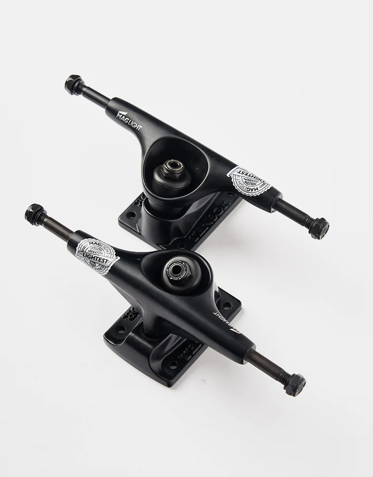 Tensor Mag Light Low Skateboard Trucks - Black (Pair) - Image 4