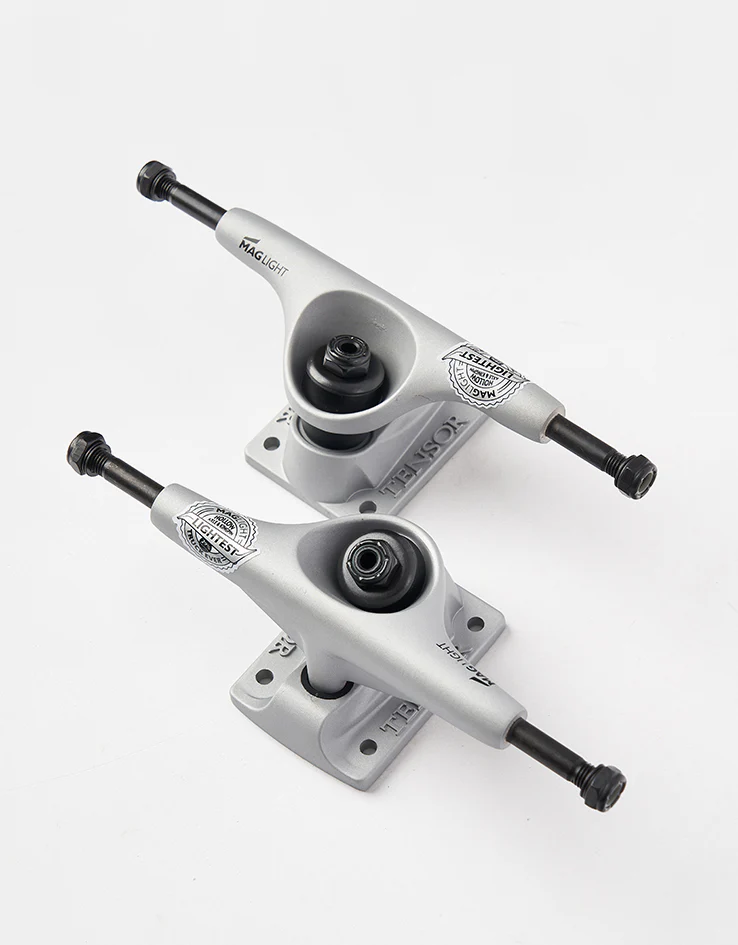 Tensor Mag Light Low Skateboard Trucks - Silver (Pair) - Image 4