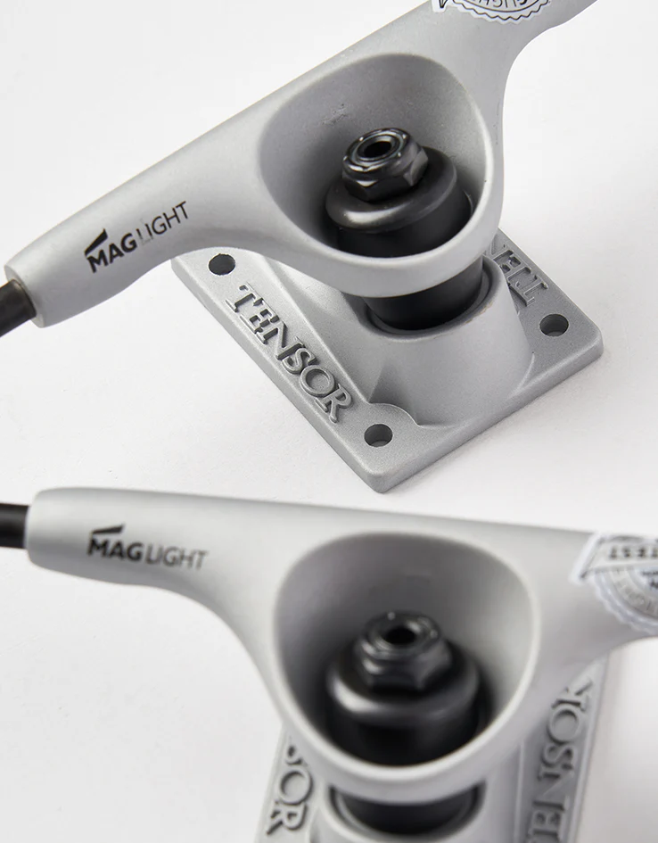 Tensor Mag Light Low Skateboard Trucks - Silver (Pair) - Image 5