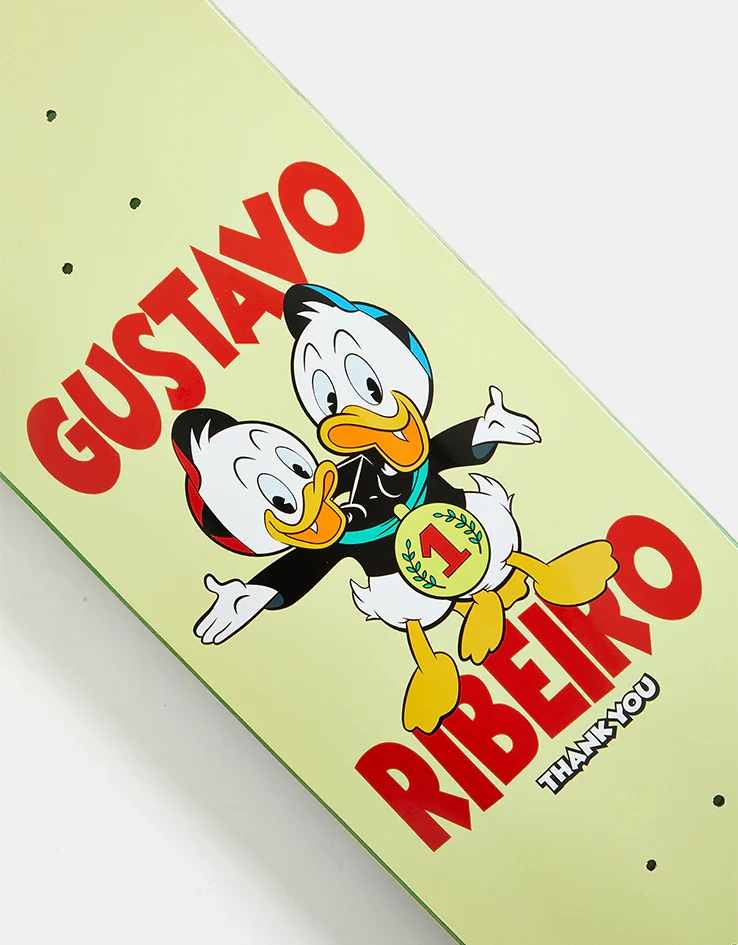 Thank You Gustavo Twins Skateboard Deck - 8.5" - Image 3