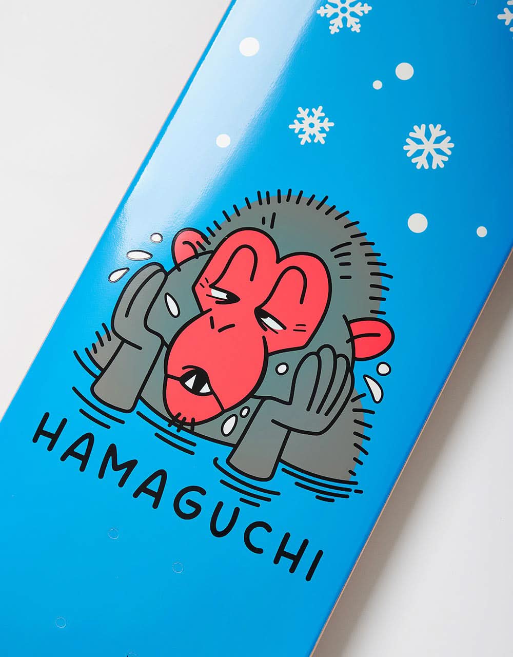 Thank You Hamaguchi Snow Monkey Skateboard Deck - 8.5" - Image 4