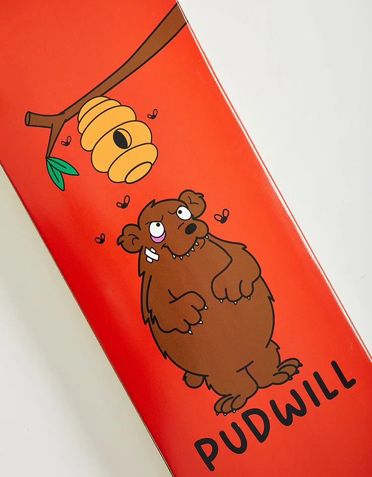 Thank You Pudwill Hungry Bear Skateboard Deck - 8.38" - Image 3