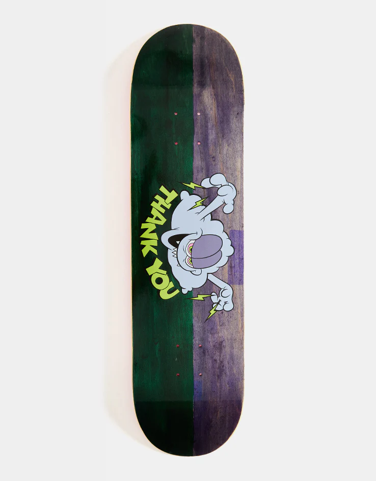Thank You Static Cloud Skateboard Deck - 8.25"