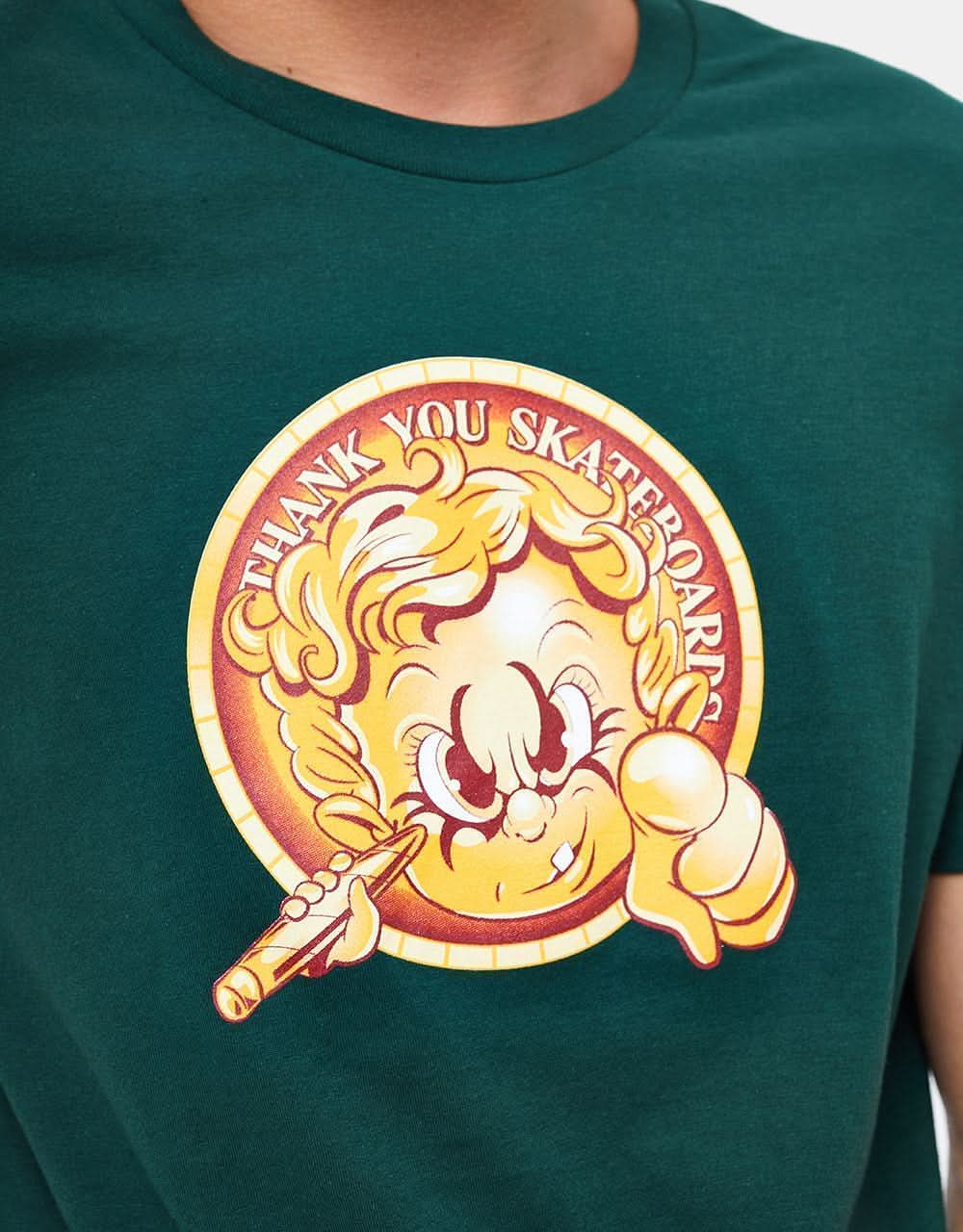 Thank You Trillion Dollar Baby T-Shirt - Forest Green - Image 2