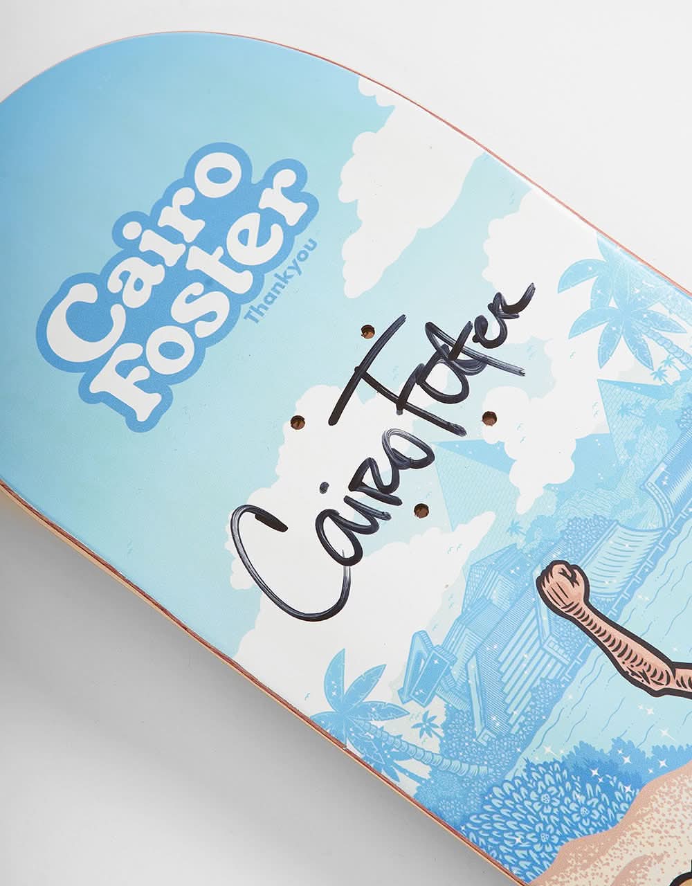 Thank You x Cairo Foster Mirage 'TWIN' Guest Skateboard Deck - 8" - Image 2
