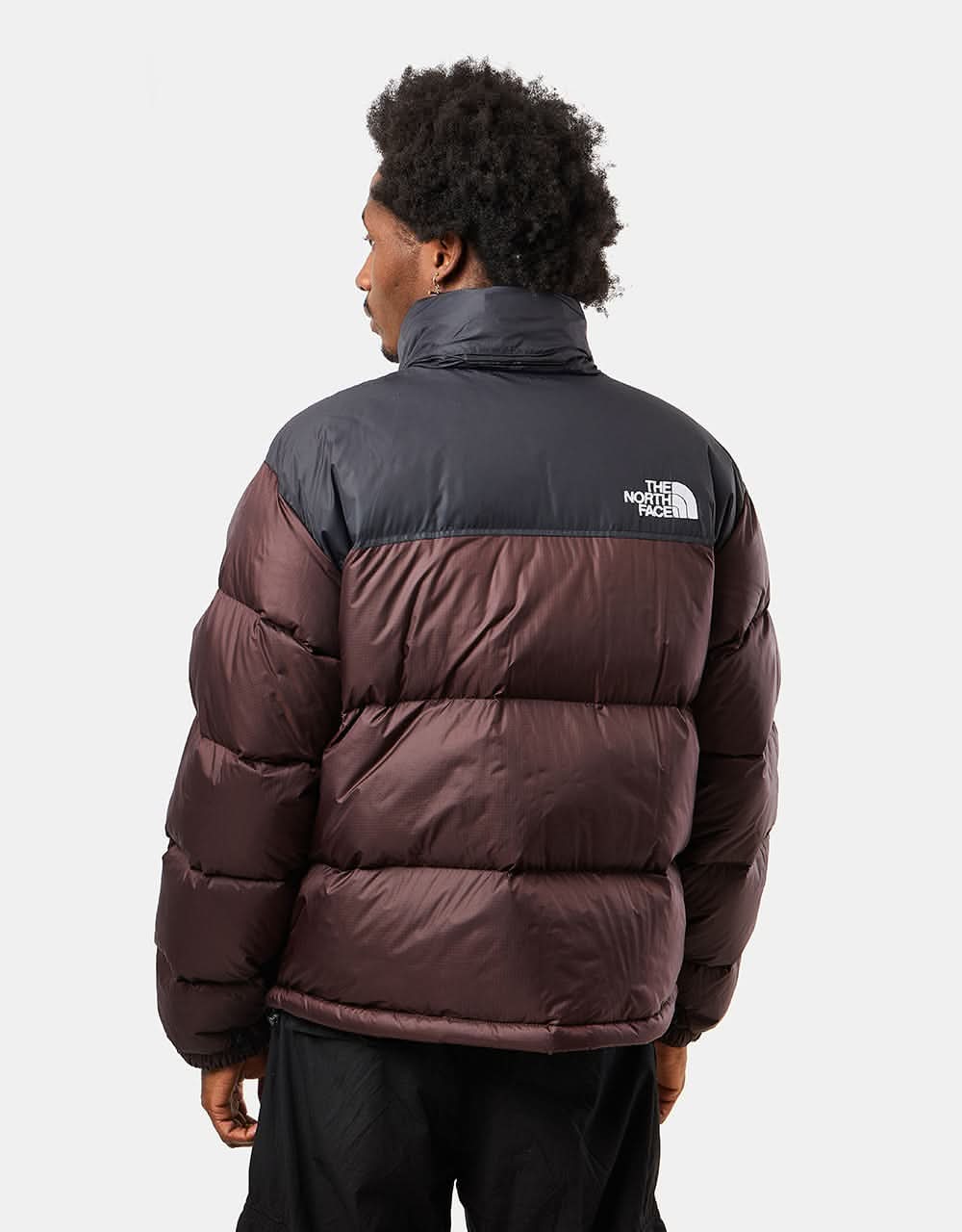 The North Face 1996 Retro Nuptse Jacket - Coal Brown/TNF Black - Image 5