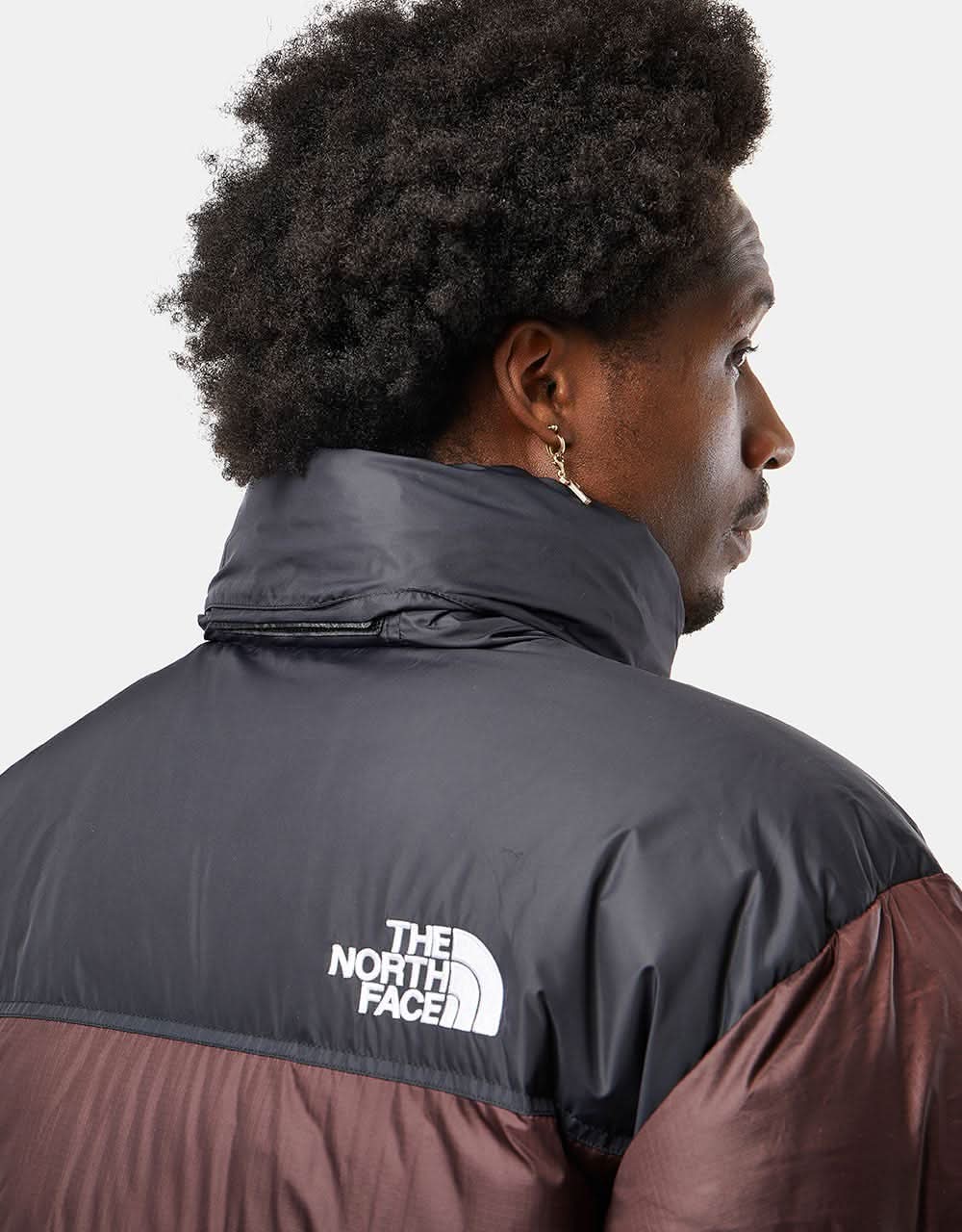 The North Face 1996 Retro Nuptse Jacket - Coal Brown/TNF Black - Image 8