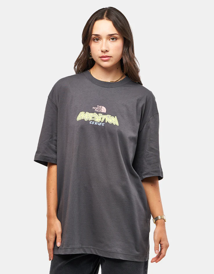 The North Face Expedition Celebration Oversized T-Shirt - Anthracite Grey - Image 6