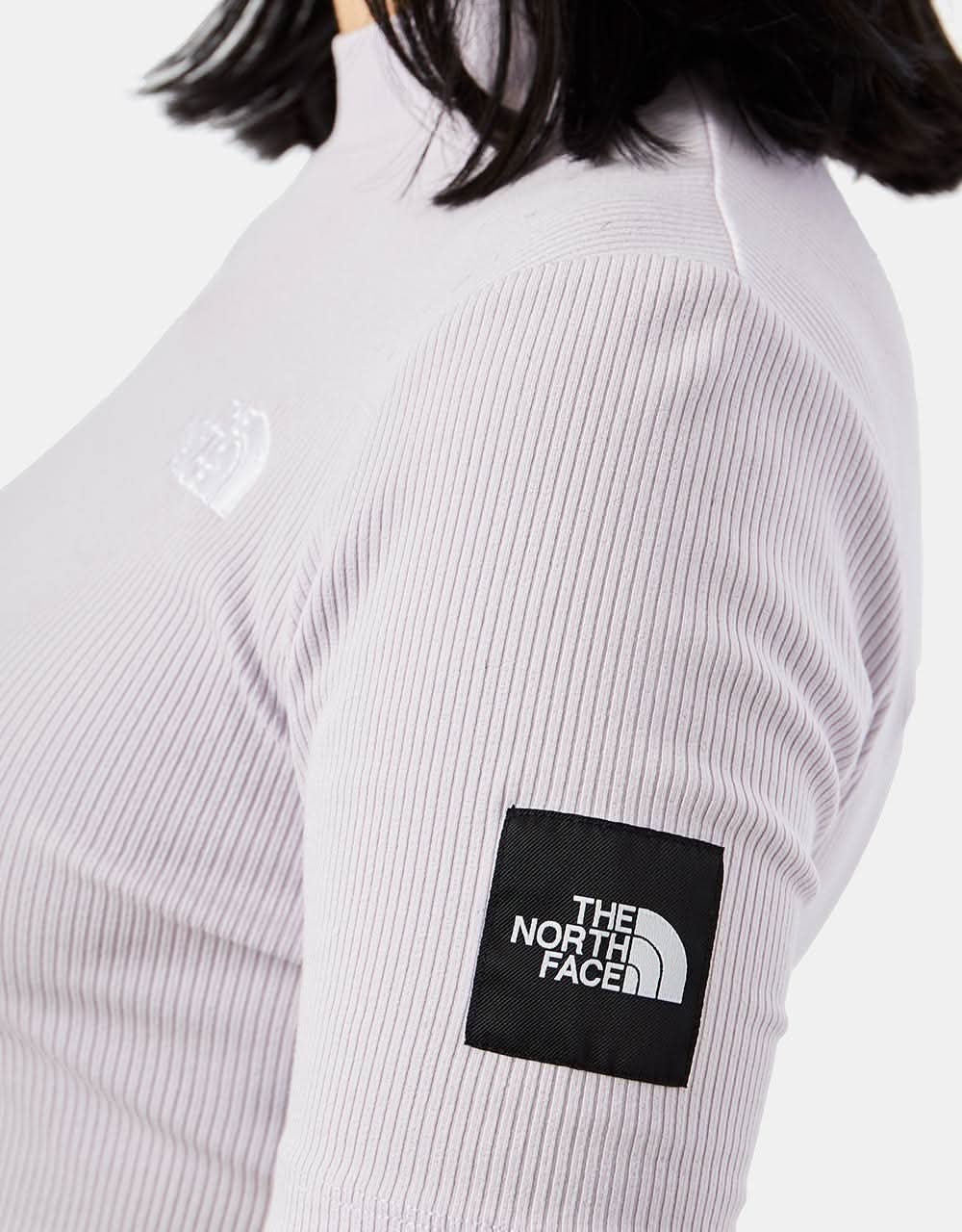 The North Face Womens Gartha Rib Top - Lavender Fog - Image 3