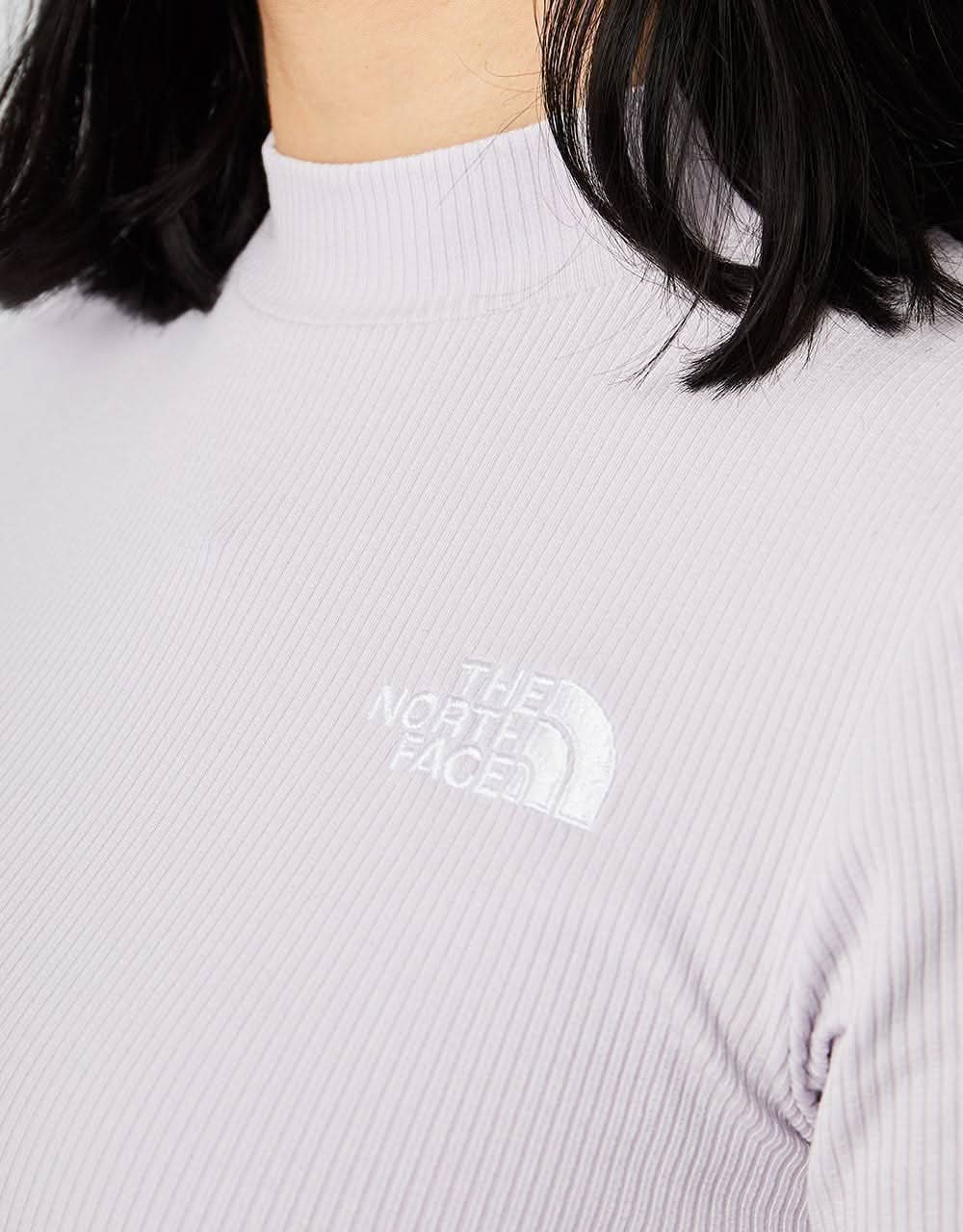 The North Face Womens Gartha Rib Top - Lavender Fog - Image 4