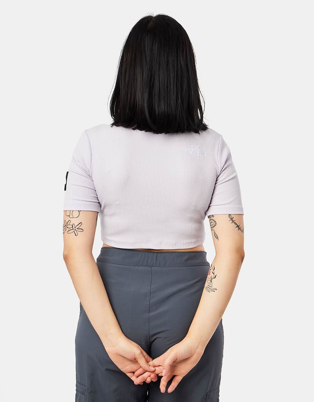 The North Face Womens Gartha Rib Top - Lavender Fog - Image 5