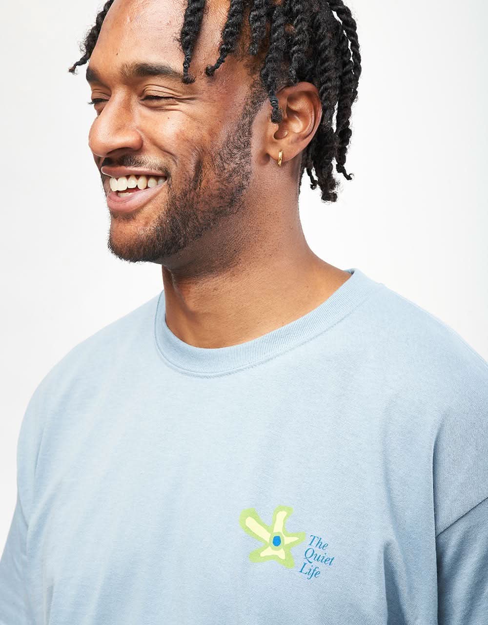 The Quiet Life Ancient Wisdoms T-Shirt - Slate - Image 3