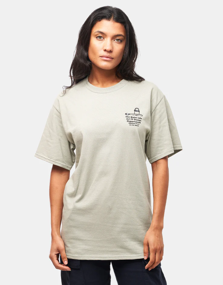 The Quiet Life Art & Design Studio T-Shirt - Green - Image 6