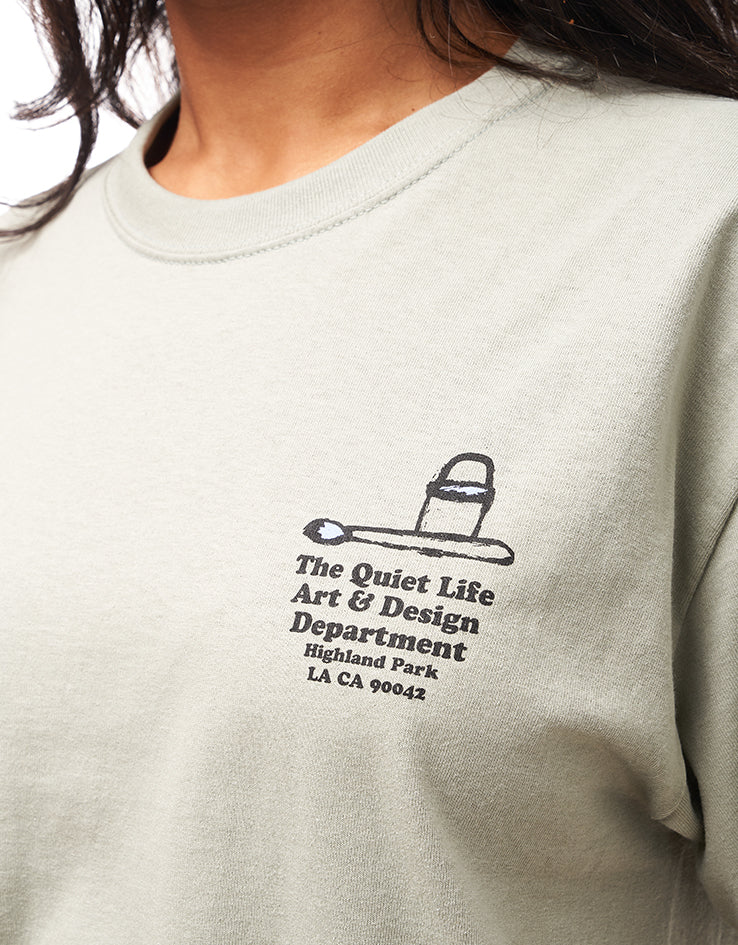 The Quiet Life Art & Design Studio T-Shirt - Green - Image 8