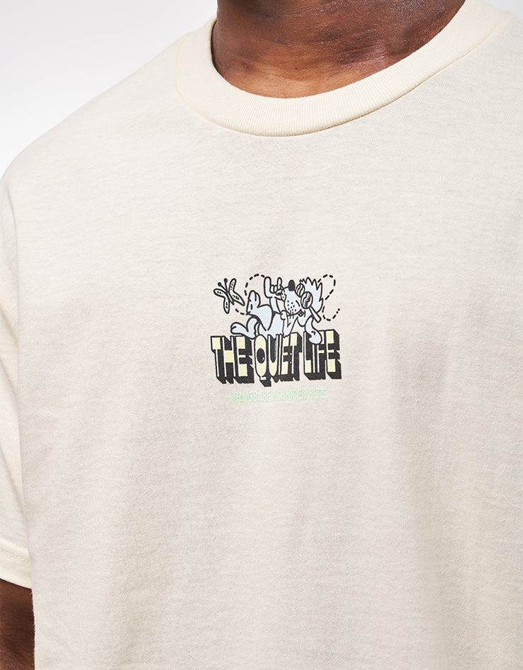 The Quiet Life As Slow As Possible T-Shirt - Cream - Image 4